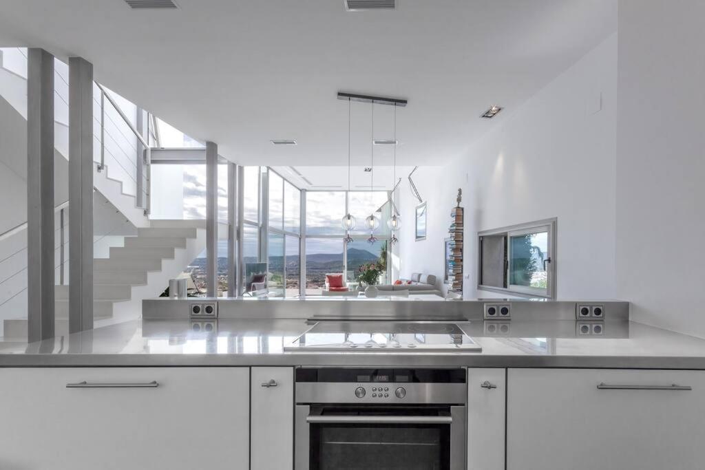 Peaceful Oasis In Javea Villa With Sea Views And Pool Bagian luar foto