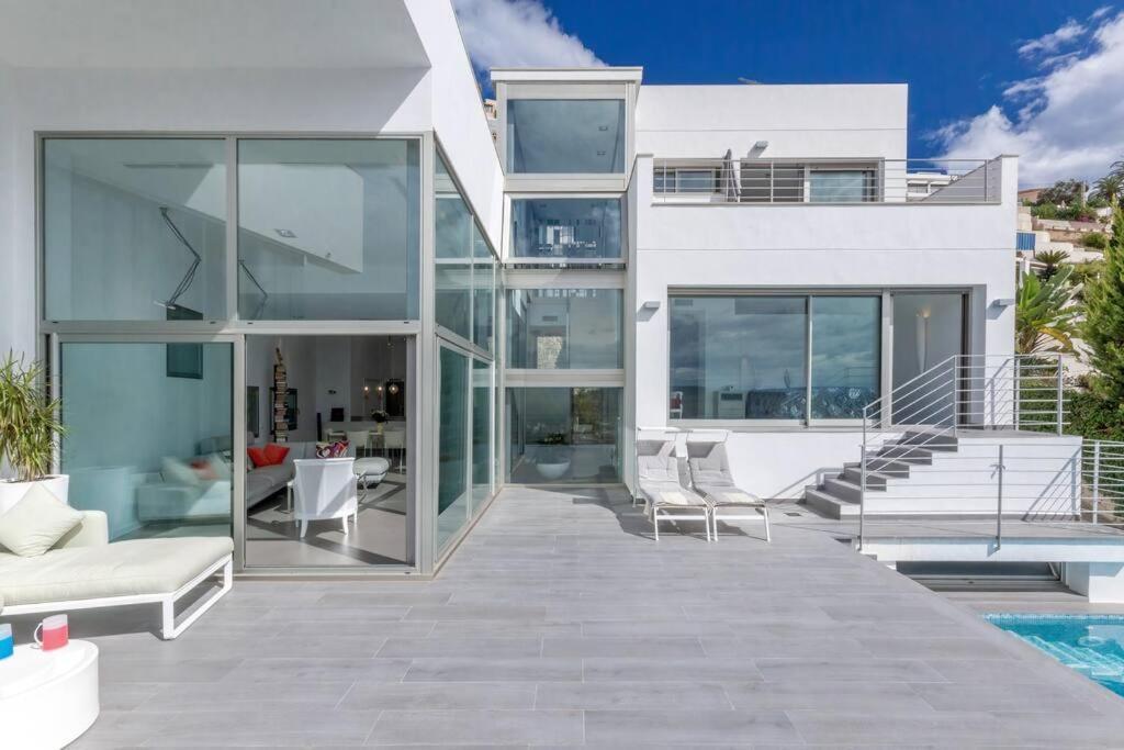 Peaceful Oasis In Javea Villa With Sea Views And Pool Bagian luar foto