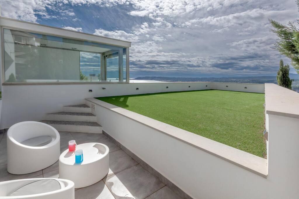 Peaceful Oasis In Javea Villa With Sea Views And Pool Bagian luar foto