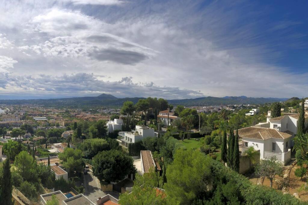 Peaceful Oasis In Javea Villa With Sea Views And Pool Bagian luar foto