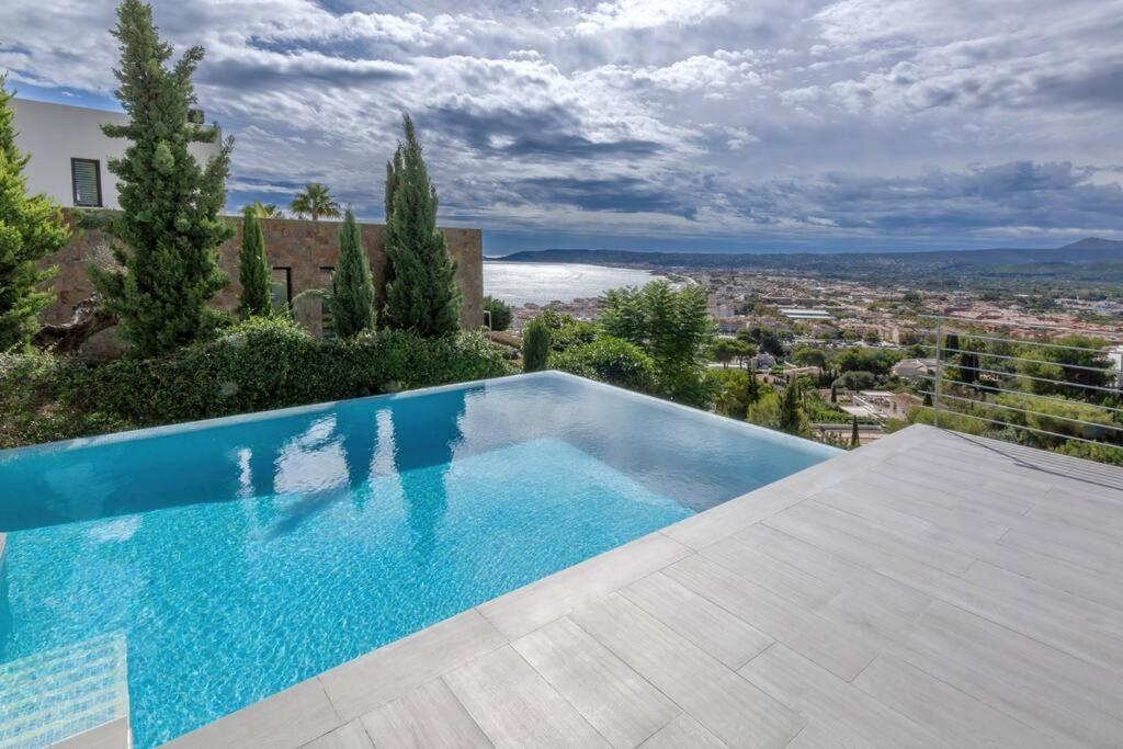 Peaceful Oasis In Javea Villa With Sea Views And Pool Bagian luar foto