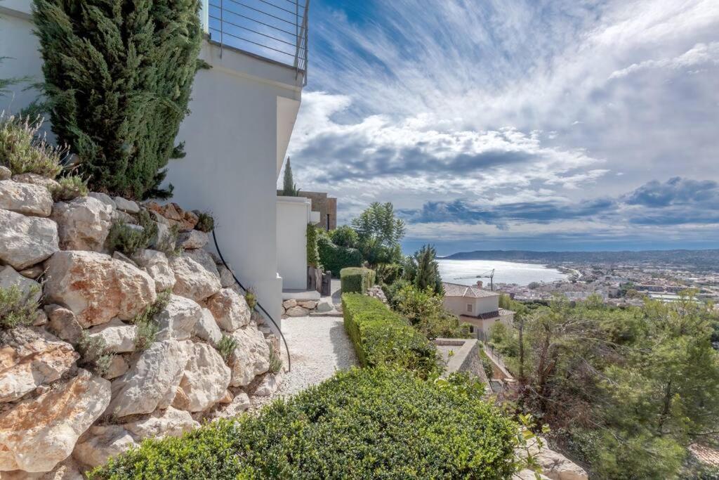 Peaceful Oasis In Javea Villa With Sea Views And Pool Bagian luar foto