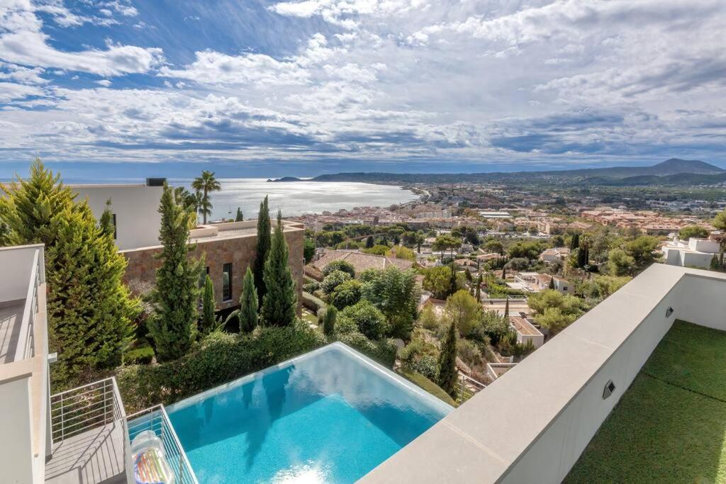 Peaceful Oasis In Javea Villa With Sea Views And Pool Bagian luar foto